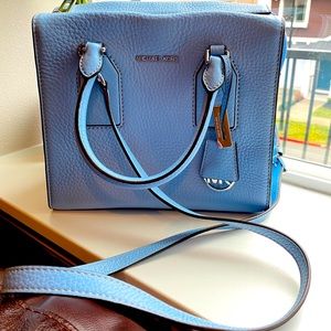 NWT Authentic Michael Kors Selby Satchel (SkyBlue)